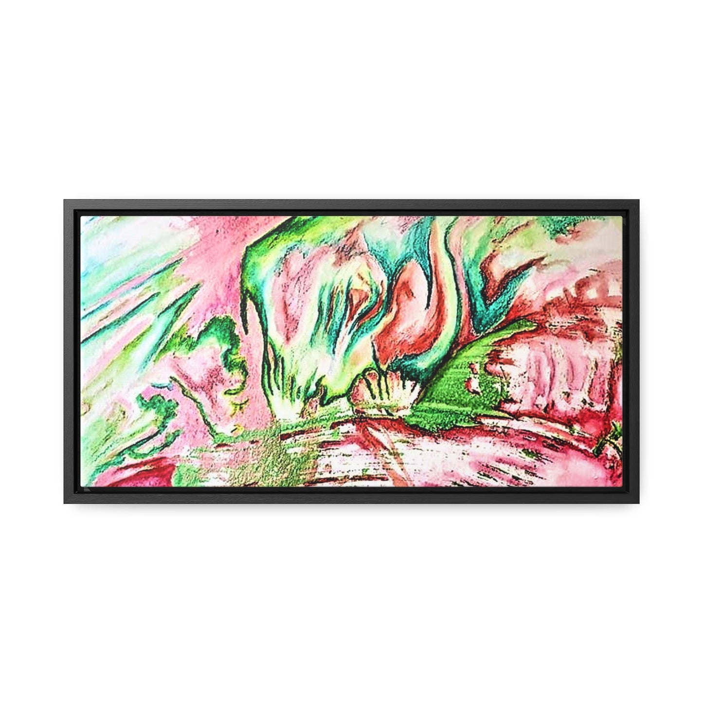 Pink Forest Gallery Canvas Wraps, Horizontal Frame