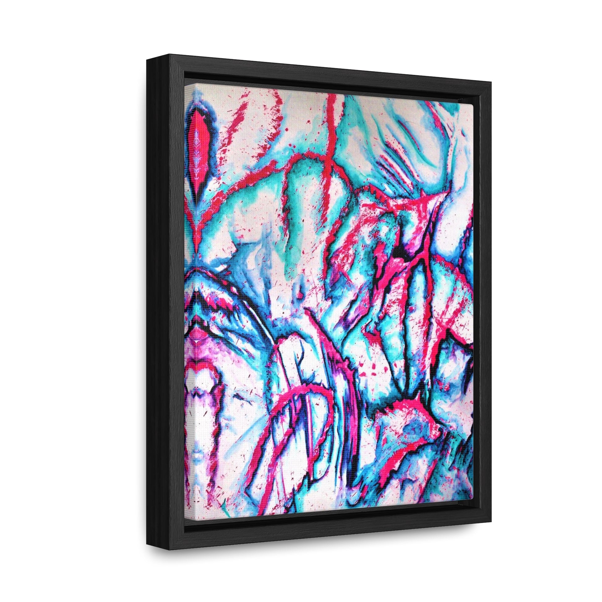 Pink Jellyfish Gallery Canvas Wraps, Vertical Frame