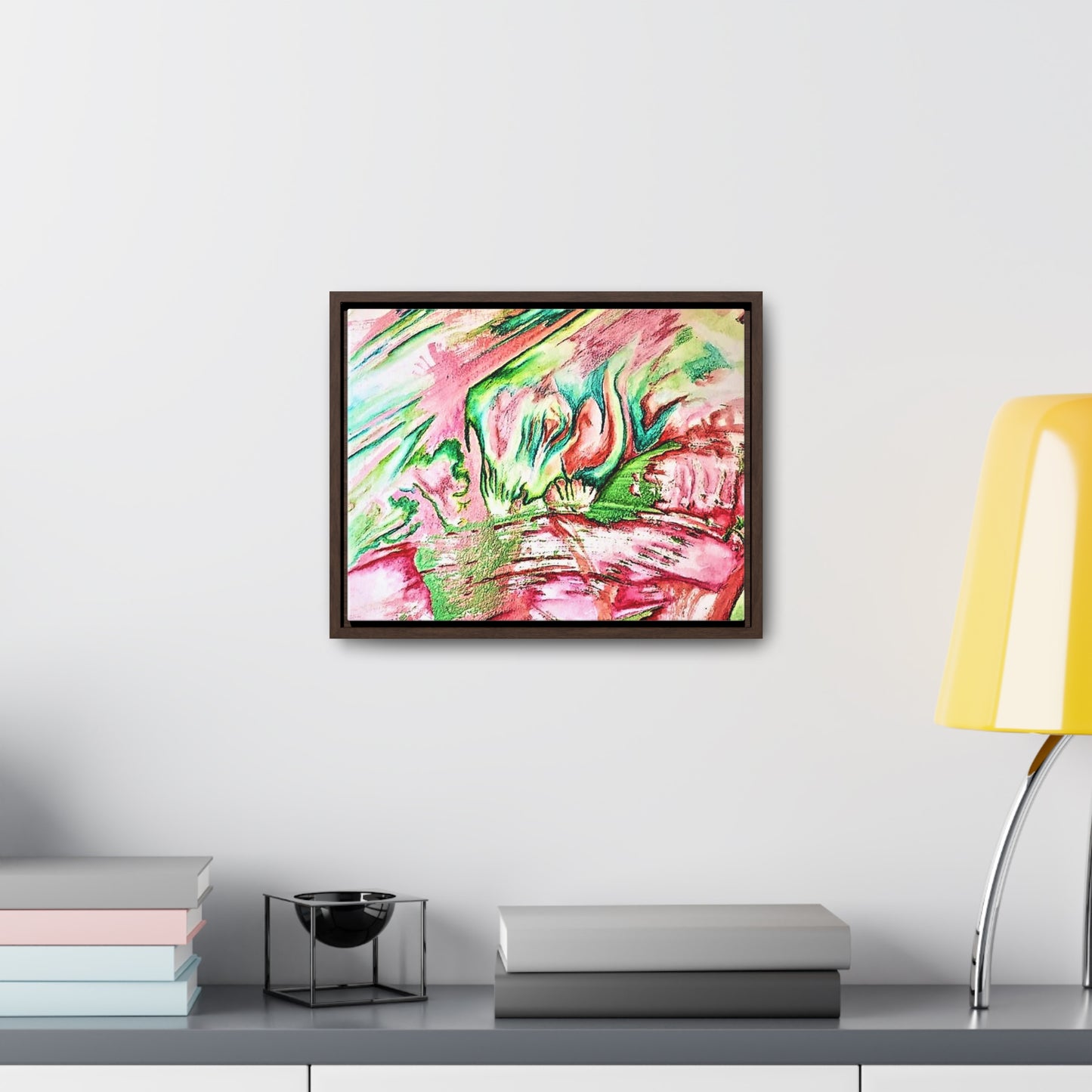 Pink Forest Gallery Canvas Wraps, Horizontal Frame