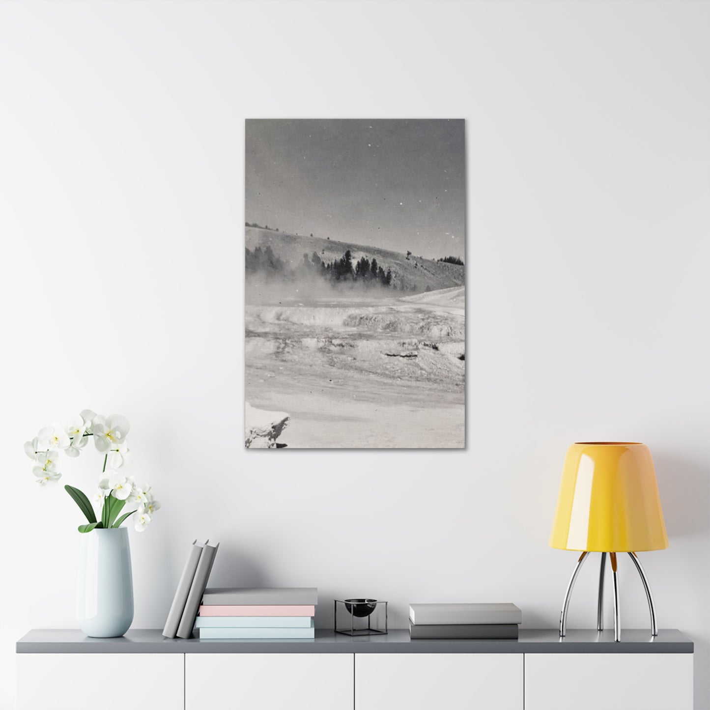 Mammoth Hot Springs Canvas Gallery Wraps