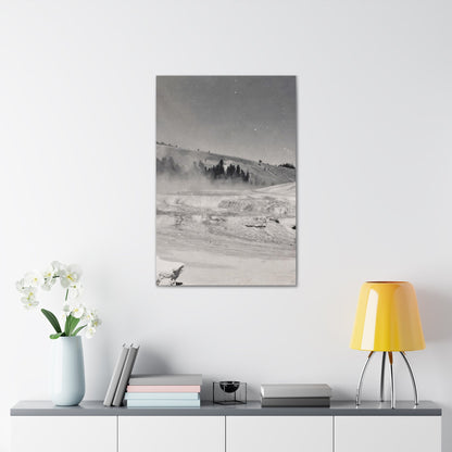 Mammoth Hot Springs Canvas Gallery Wraps 24″ x 36″ 1.25"