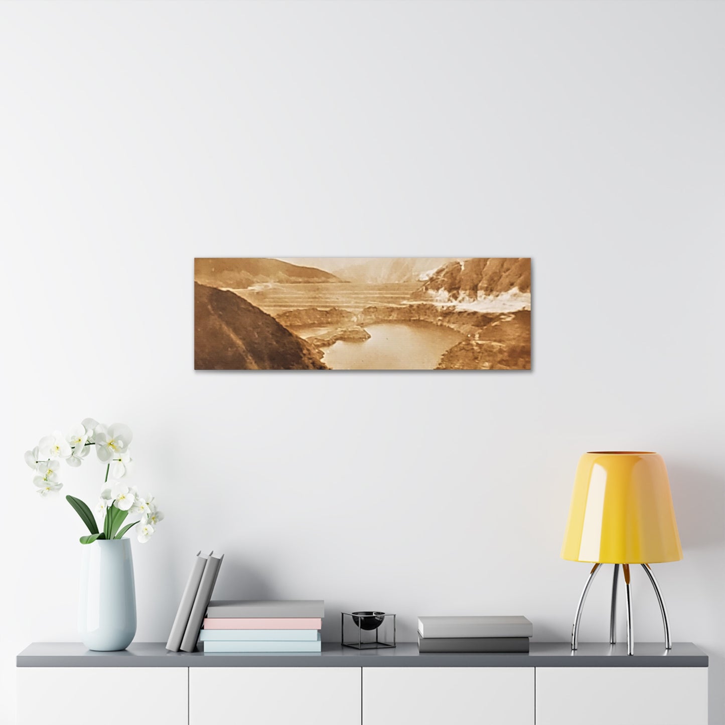 San Gabriel Dirt Fill Dam #1 Canvas Gallery Wraps