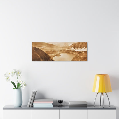 San Gabriel Dirt Fill Dam #1 Canvas Gallery Wraps Printify