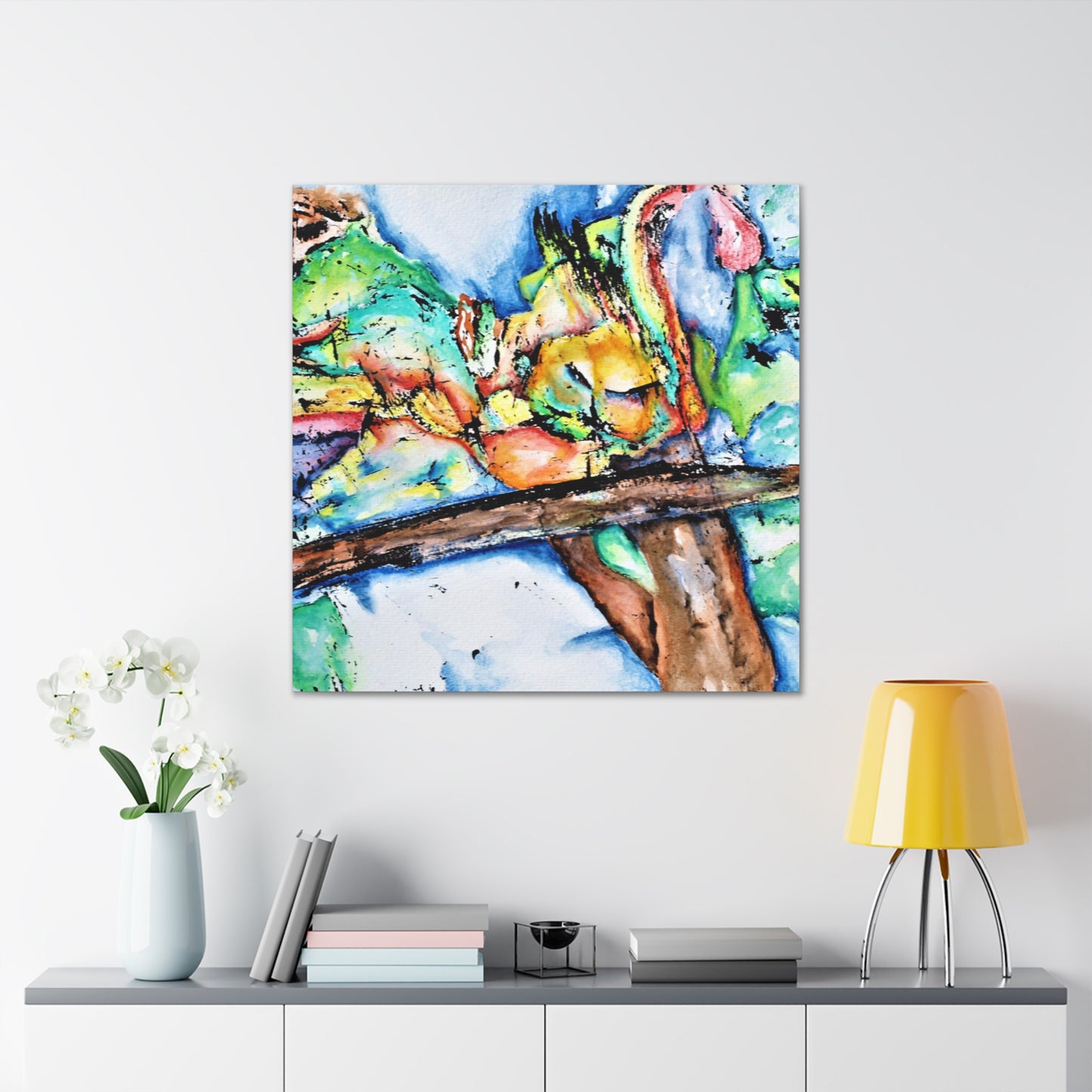 Owl In Flight Canvas Gallery Wraps