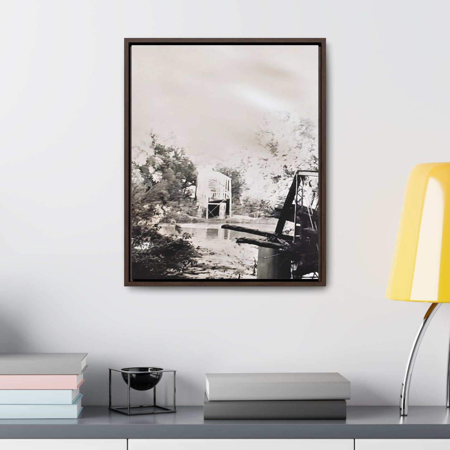 Bridge Gallery Canvas Wraps, Vertical Frame