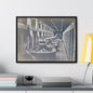 Boulder Dam Powerhouse Gallery Canvas Wraps Horizontal Frame 24″ x 18″ Black 1.25"