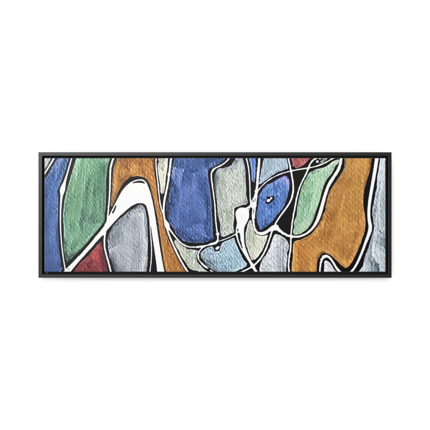 Blue Girl Gallery Canvas Wraps, Horizontal Frame