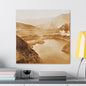 San Gabriel Dirt Fill Dam #1 Canvas Gallery Wraps Printify