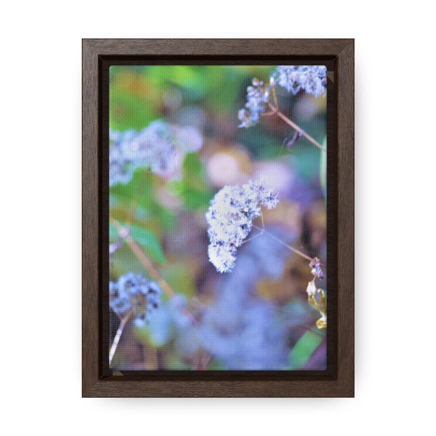 Macro Blue Gallery Canvas Wraps, Vertical Frame