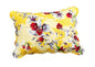 DaDa Bedding Sunshine Yellow Hummingbirds Floral Scalloped Pillow Sham 1-Piece - - Pillow Case