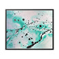 Teal Burst Gallery Canvas Wraps, Horizontal Frame 24″ x 20″ Premium Gallery Wraps (1.25″)