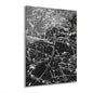 Black & White Deep Timber Path Acrylic Print French Cleat Hanging - 16″ x 20″ (Vertical) 0.25'' - Home Decor
