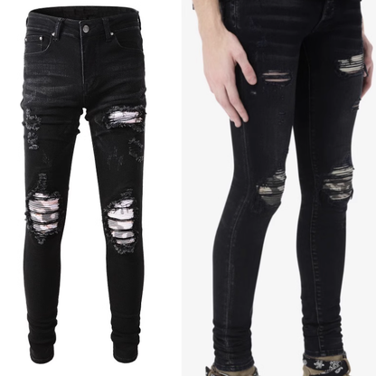 TrendFlex Pleated Mens Jeans - - jeans