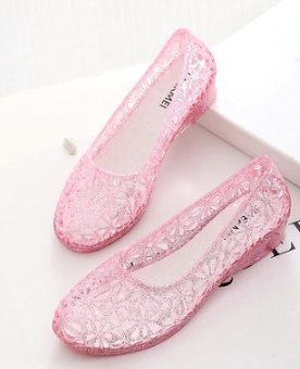 Breathable Flat Bottom Jelly Shoes