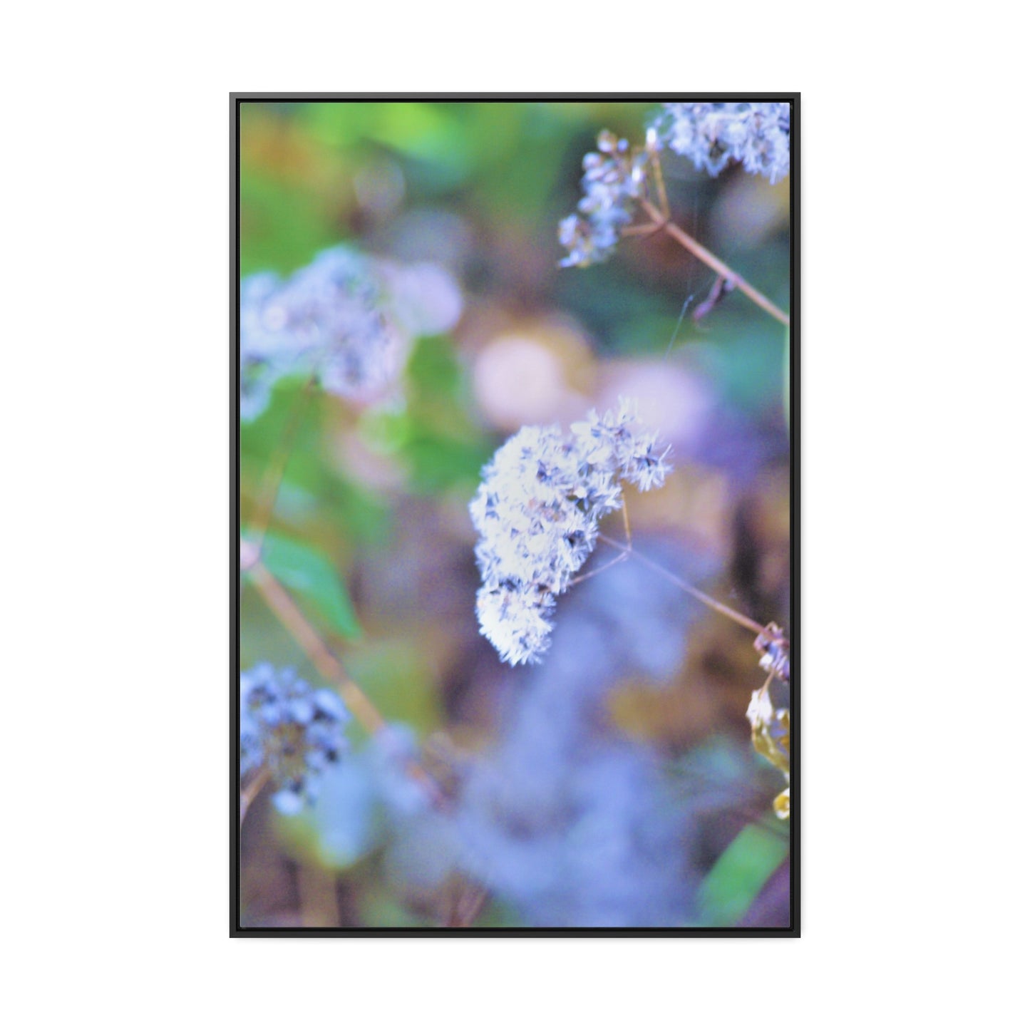 Macro Blue Gallery Canvas Wraps, Vertical Frame