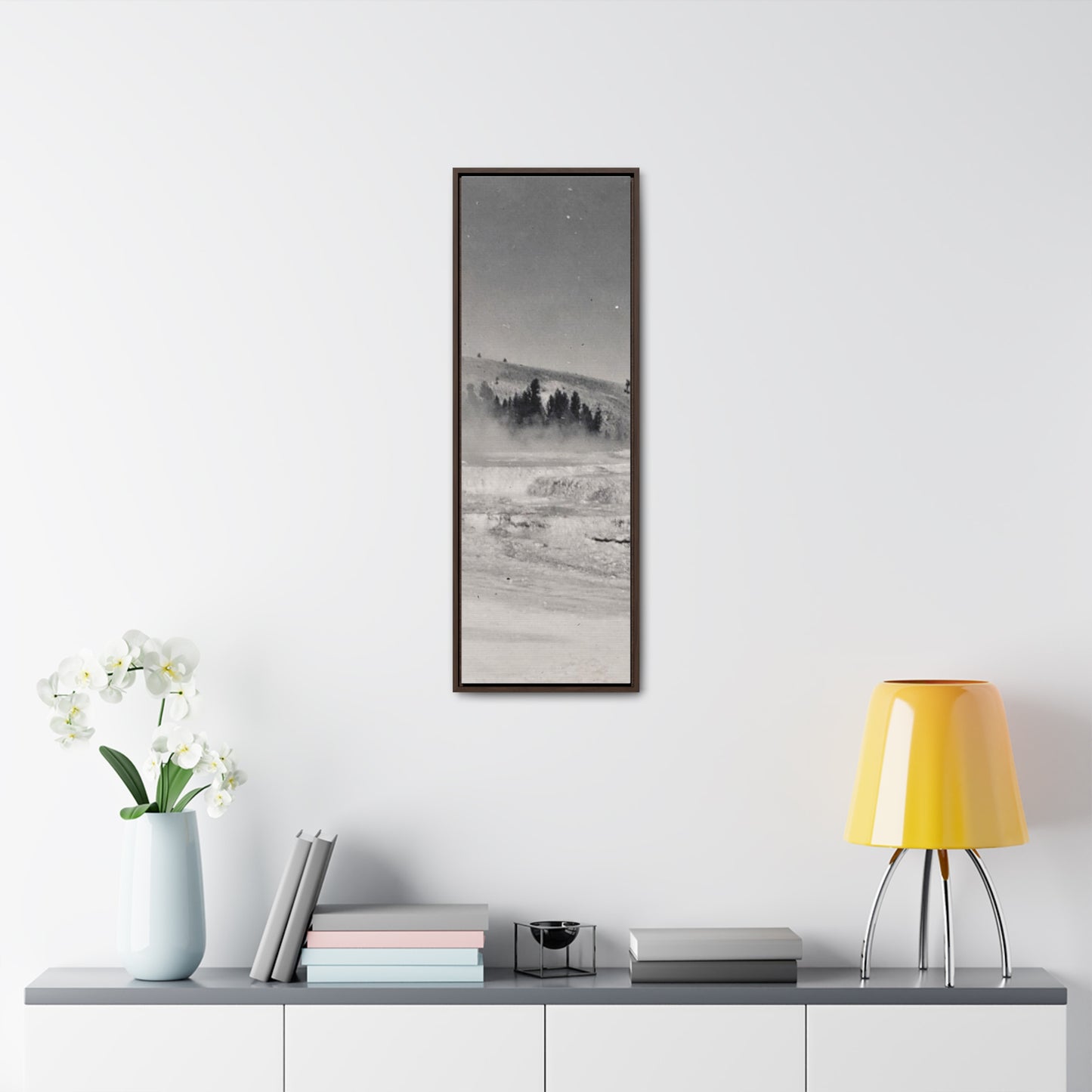 Mammoth Hot Springs Gallery Canvas Wraps, Vertical Frame