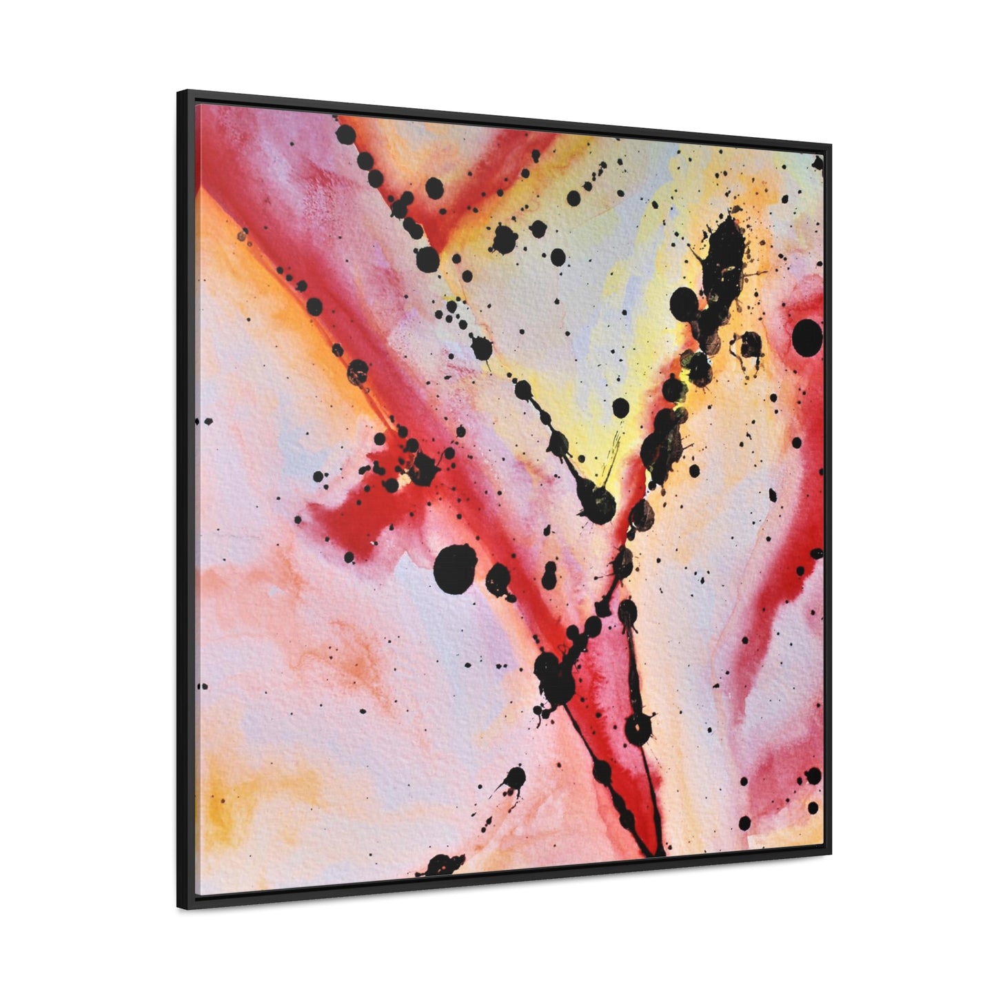 Red Hot Love Gallery Canvas Wraps, Square Frame