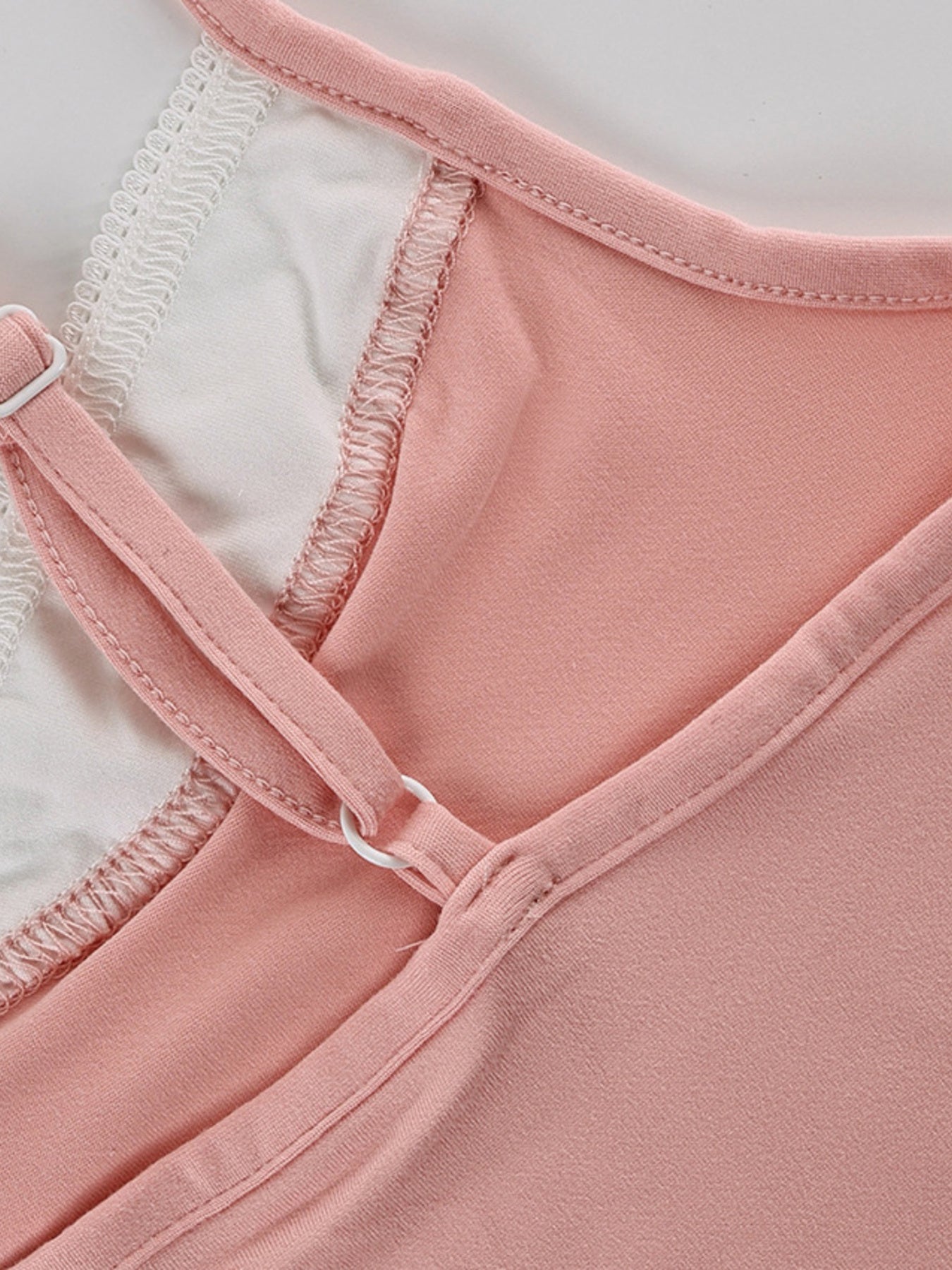 Lace Trim Cami & Pants Lounge Set- Shopimist- {{Product type}}
