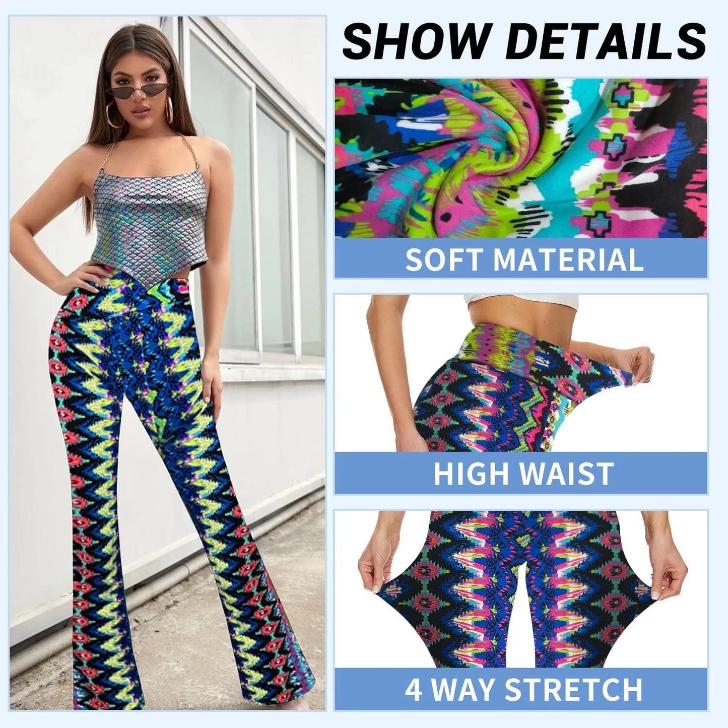 Chic Flare Yoga Pants: Curve-Hugging Comfort! - - yoga pants
