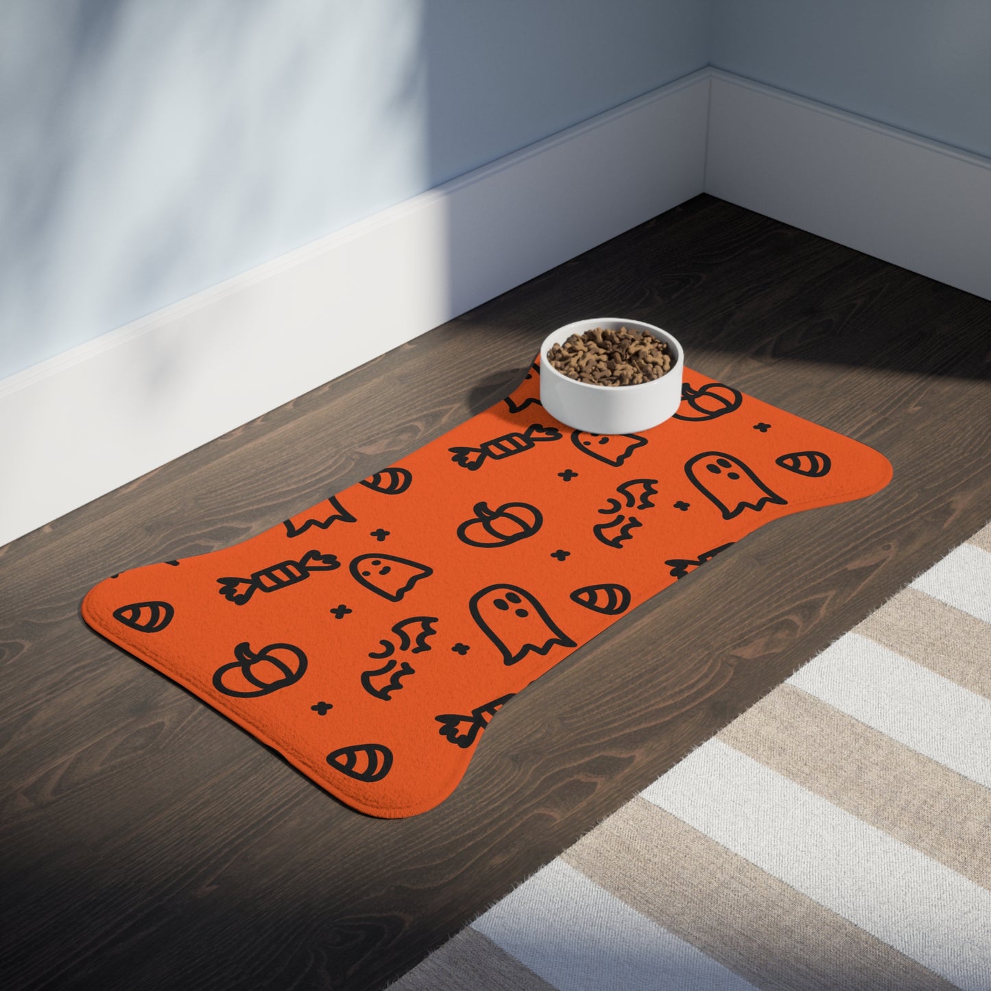 Halloween Fun Pet Feeding Mats