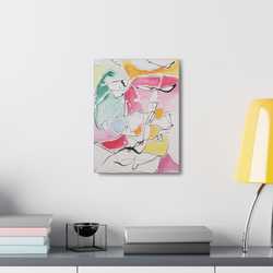 Abstract Face Canvas Gallery Wraps - Kia Day Design