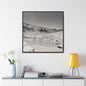 Mammoth Hot Springs Gallery Canvas Wraps Square Frame 36″ x 36″ Premium Gallery Wraps (1.25″) Black