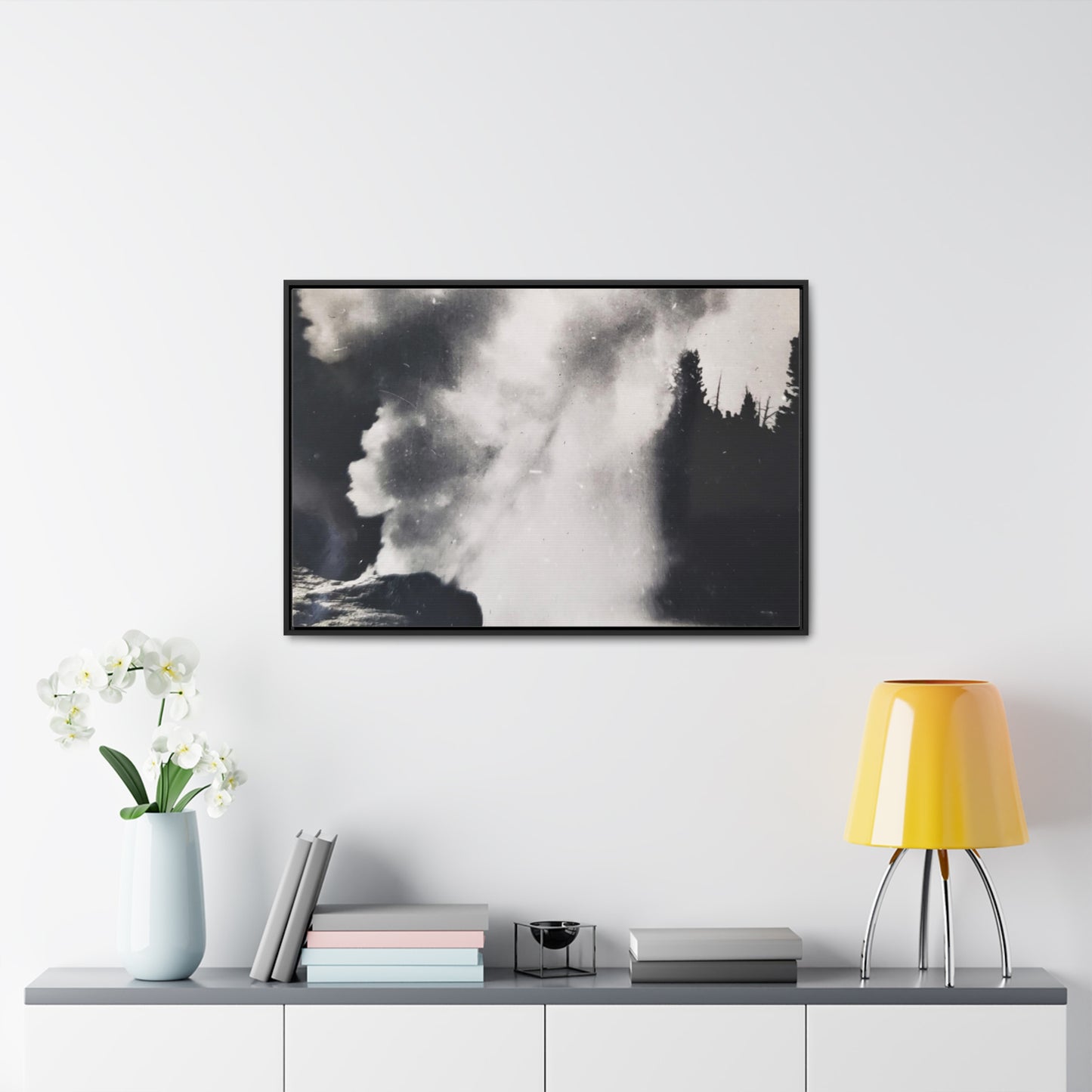 Riverside Geyser Yellowstone Gallery Canvas Wraps, Horizontal Frame