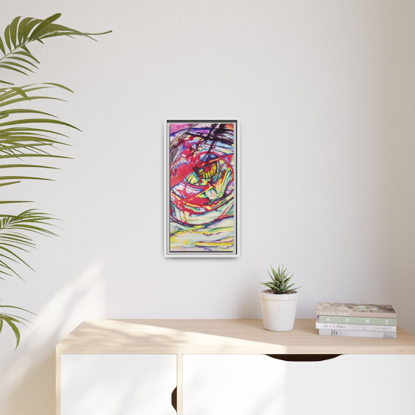 The Eye Framed Art Print - Kia Day Design