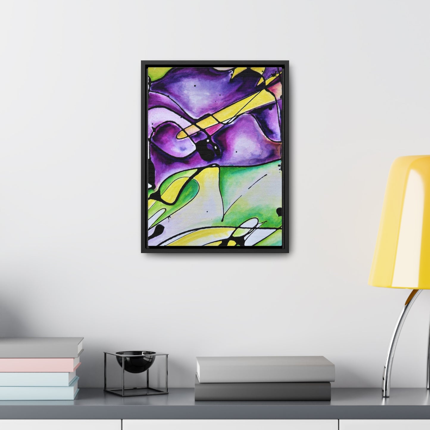 Purple Mountains Gallery Canvas Wraps, Vertical Frame