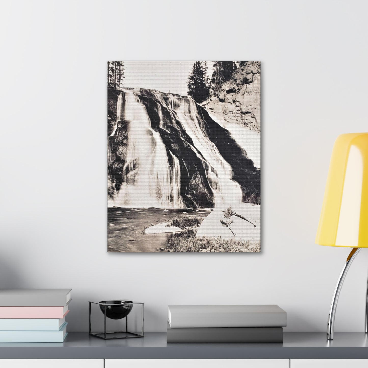 Gibbon Falls Yellowstone Canvas Gallery Wraps