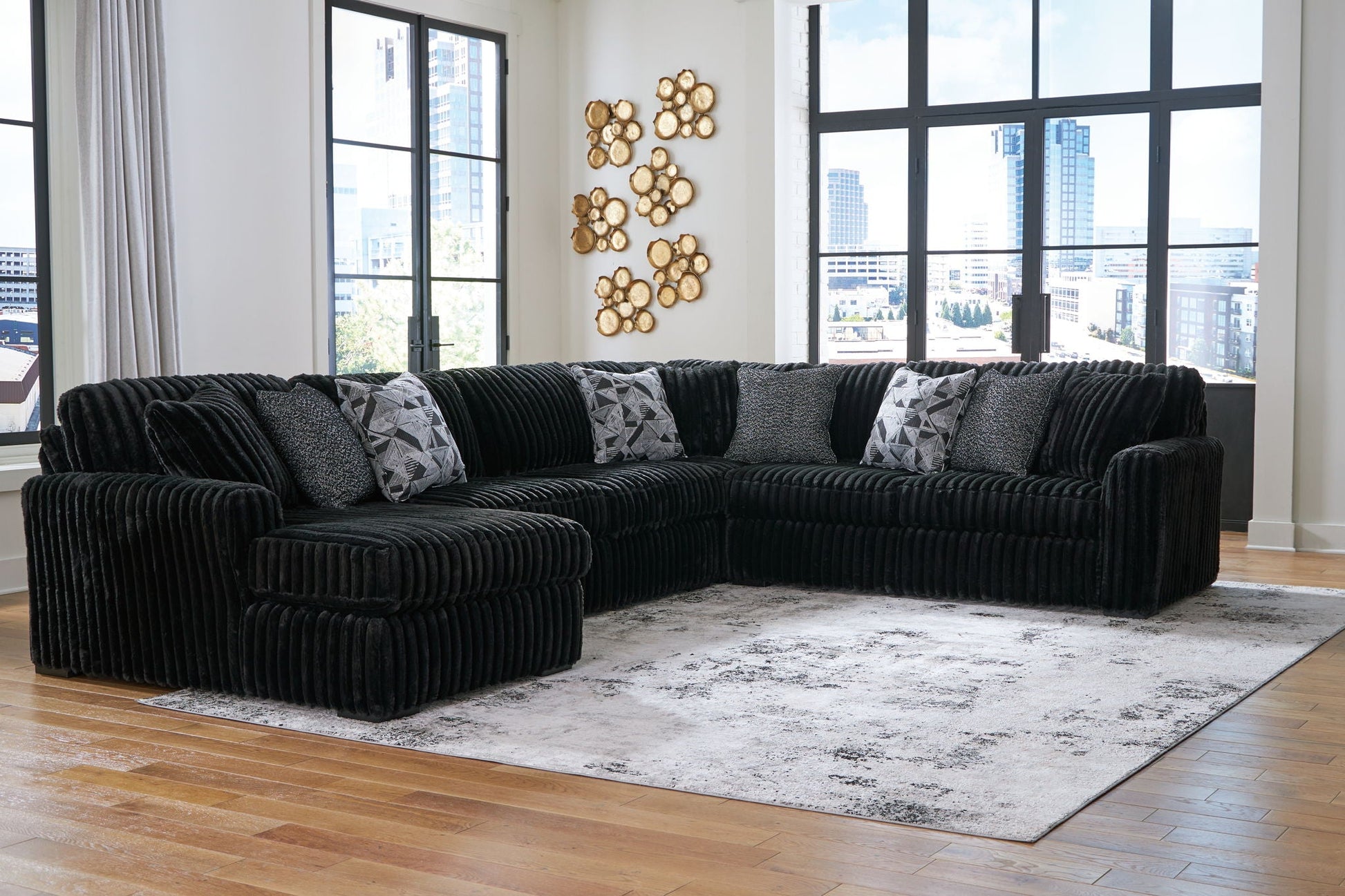 Midnight-Madness - Sectional - - Stationary Sectionals