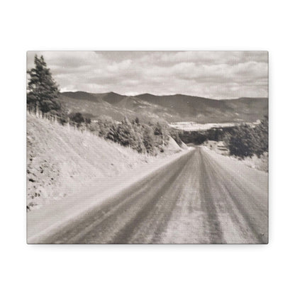 Western Road Stretched Canvas