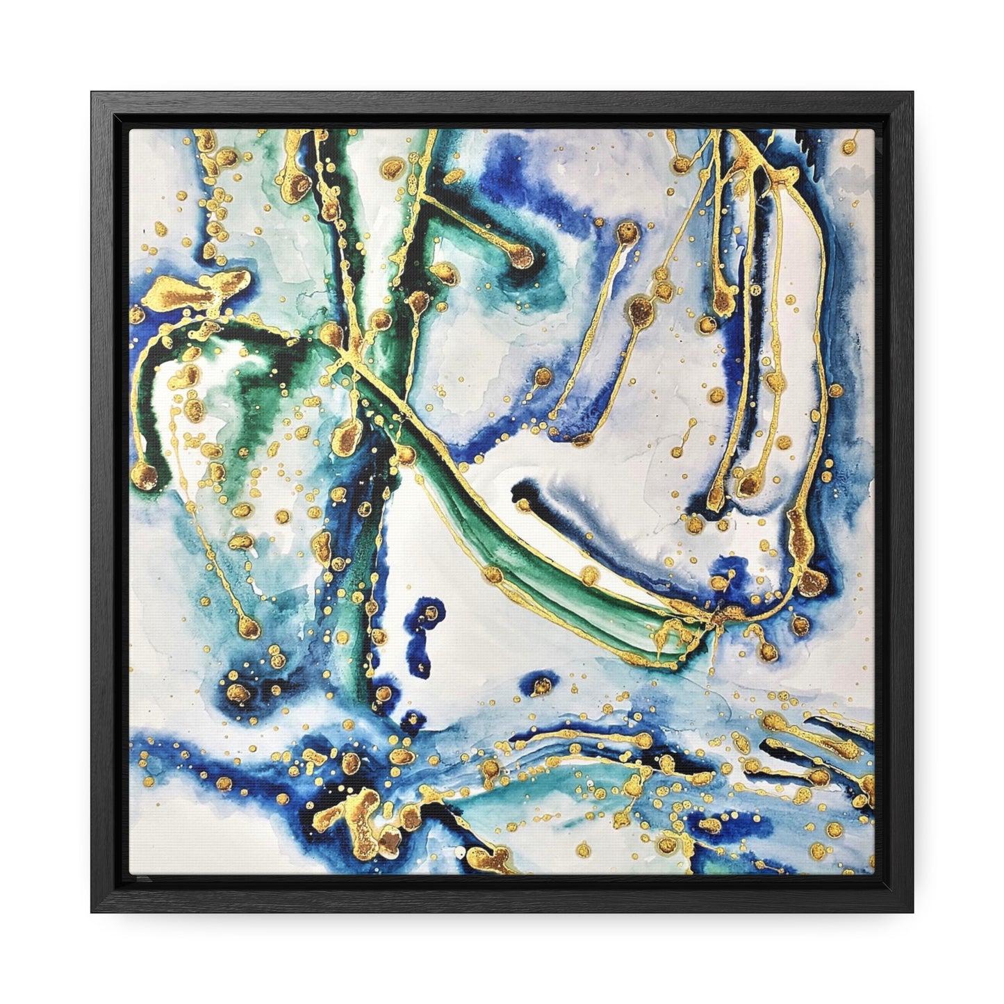 Blue Willow Gallery Canvas Wraps, Square Frame