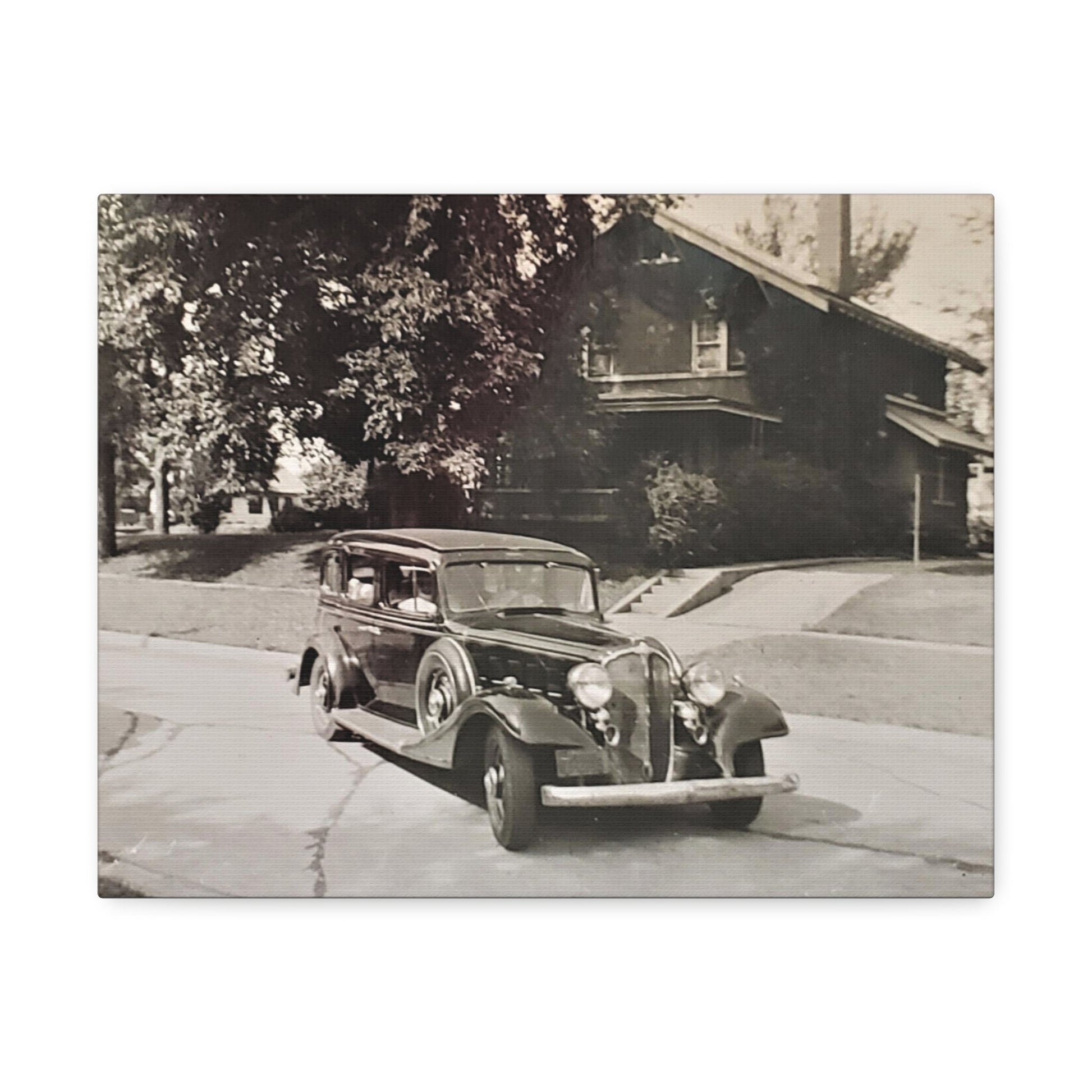 Classic Car Stretched Canvas