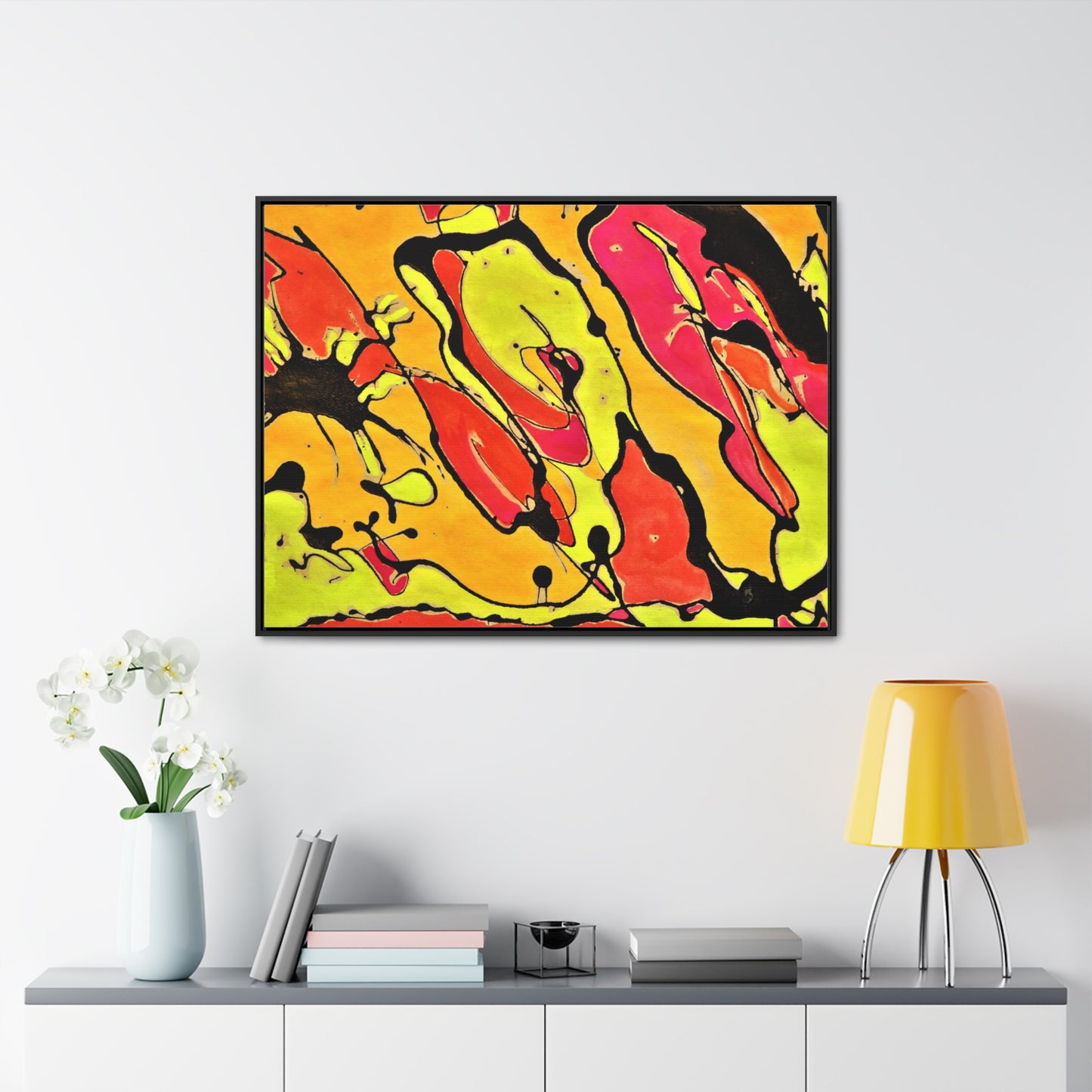 80's Rapture Gallery Canvas Wraps, Horizontal Frame