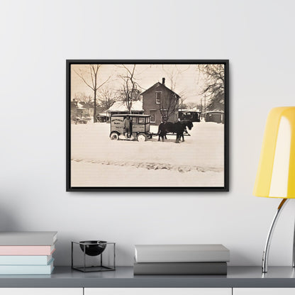 Milk Man Gallery Canvas Wraps Horizontal Frame 20″ x 16″ Black 1.25"