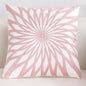 Solid Color Geometric Cushion Cover, Pink Decorative Sofa Cushion Cover Light pink