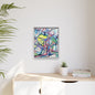 Alien Abstract Colorful Framed Canvas Art - Kia Day Design