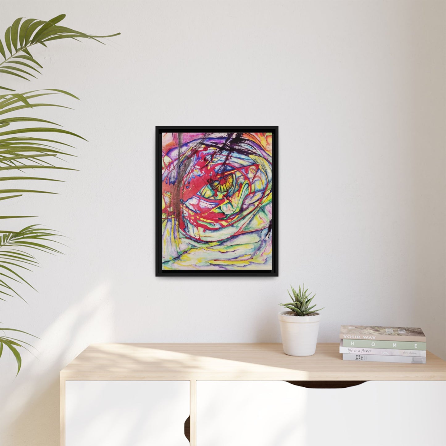 The Eye Framed Art Print - Kia Day Design