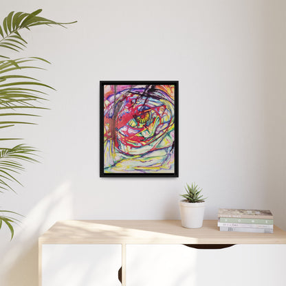 The Eye Framed Art Print - Kia Day Design