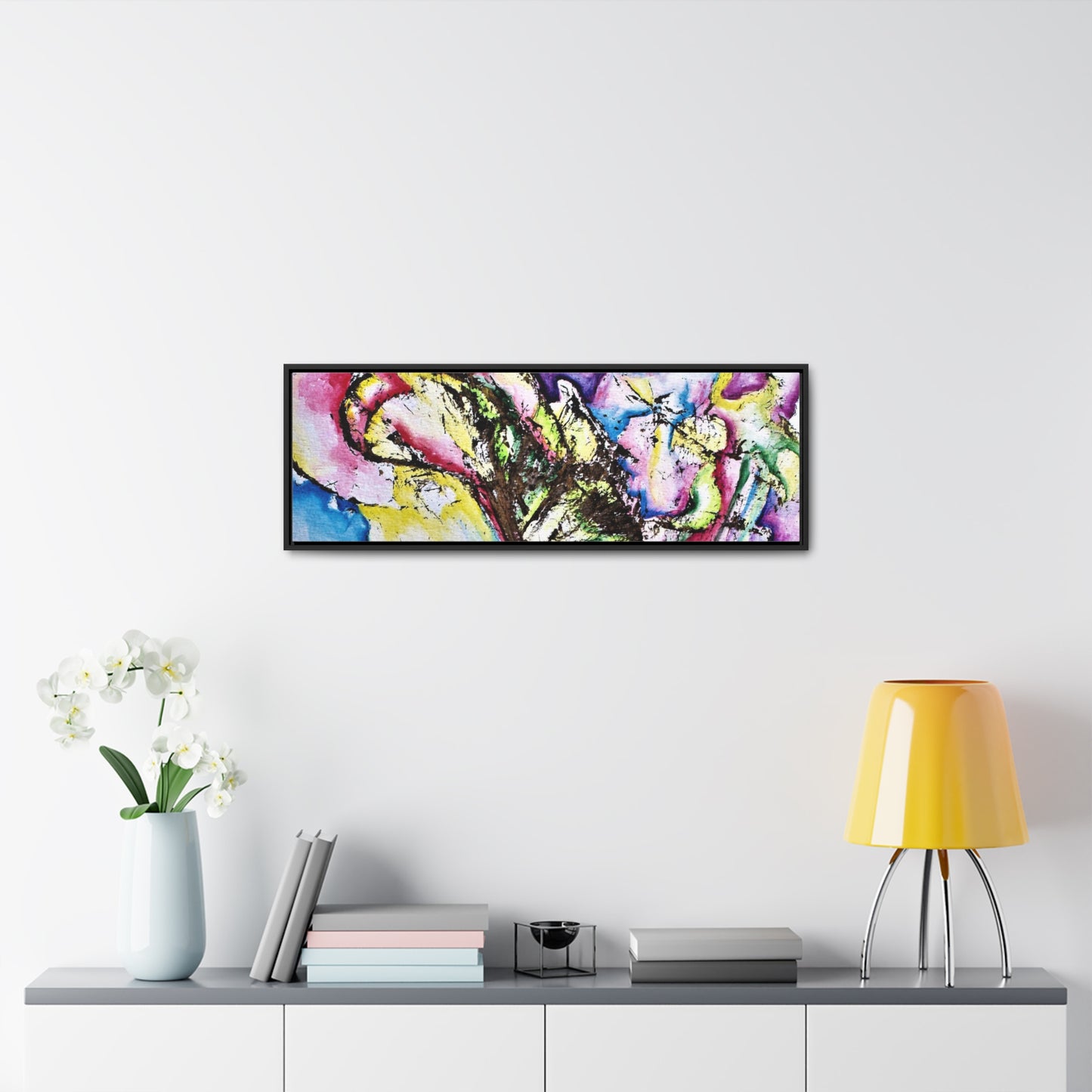 Calla Lilies Gallery Canvas Wraps, Horizontal Frame