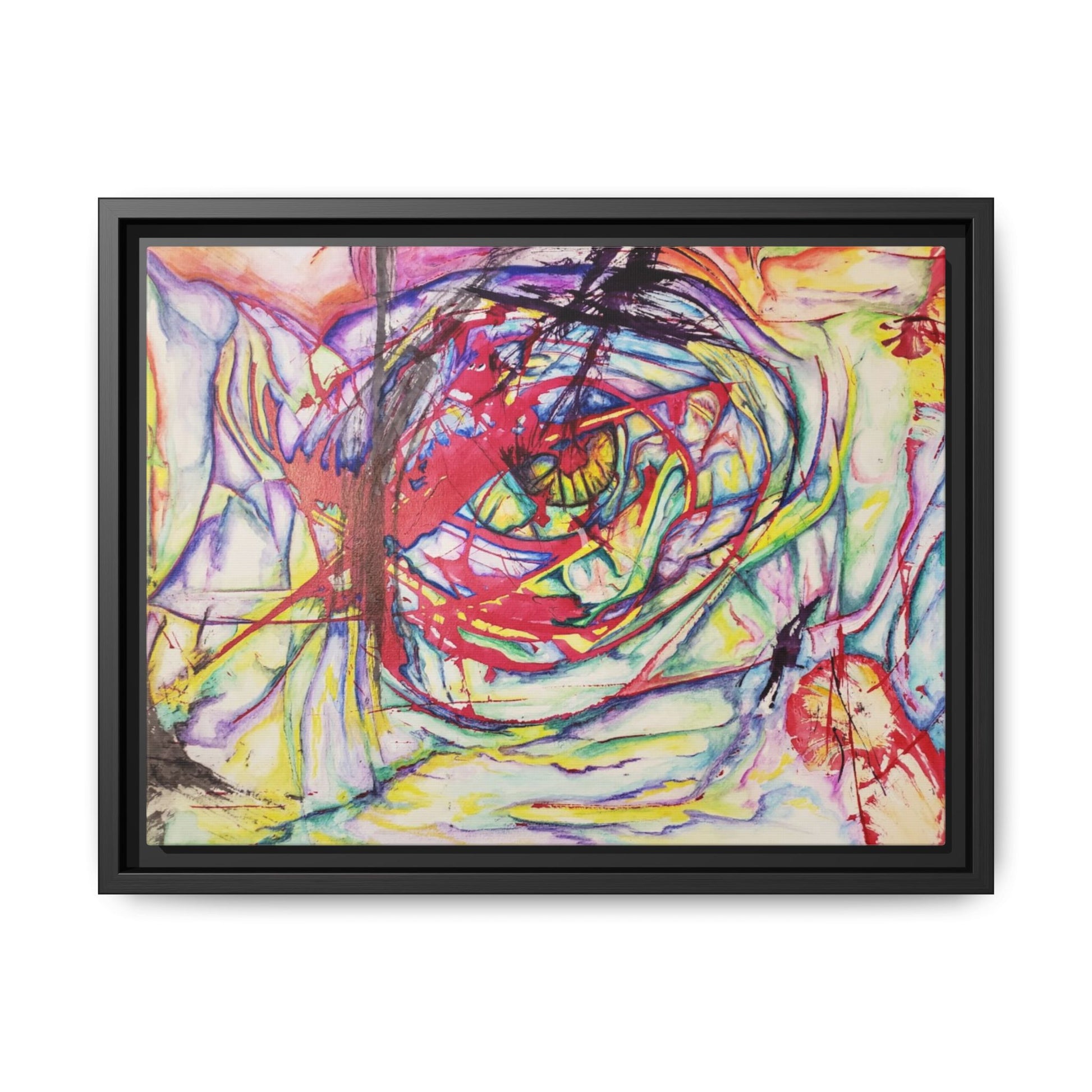 The Eye Framed Art Print - Kia Day Design
