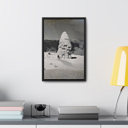Liberty Cap Yellowstone Gallery Canvas Wraps Vertical Frame 12″ x 18″ 1.25" Black