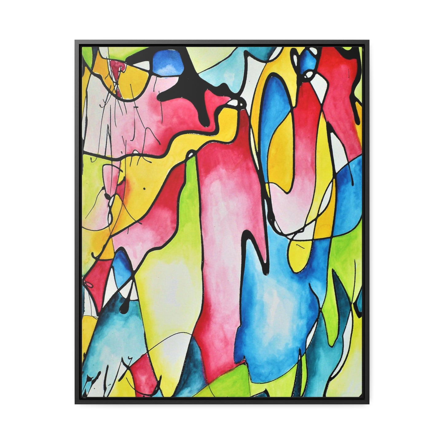 Blue Flame Gallery Canvas Wraps, Vertical Frame