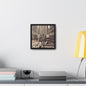 Rockefeller Plaza Gallery Canvas Wraps Square Frame 10″ x 10″ Premium Gallery Wraps (1.25″) Black
