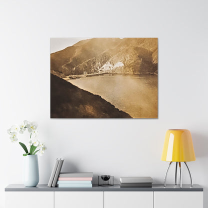 Morris Dam Lake Canvas Gallery Wraps 40″ x 30″ 1.25"