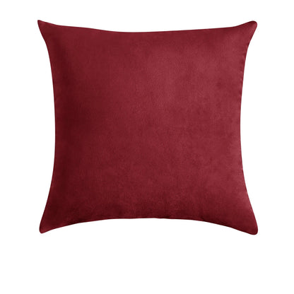 Velvet Fabric Pillow Case Cushion Covers Solid Color Plush Square Pillow Case