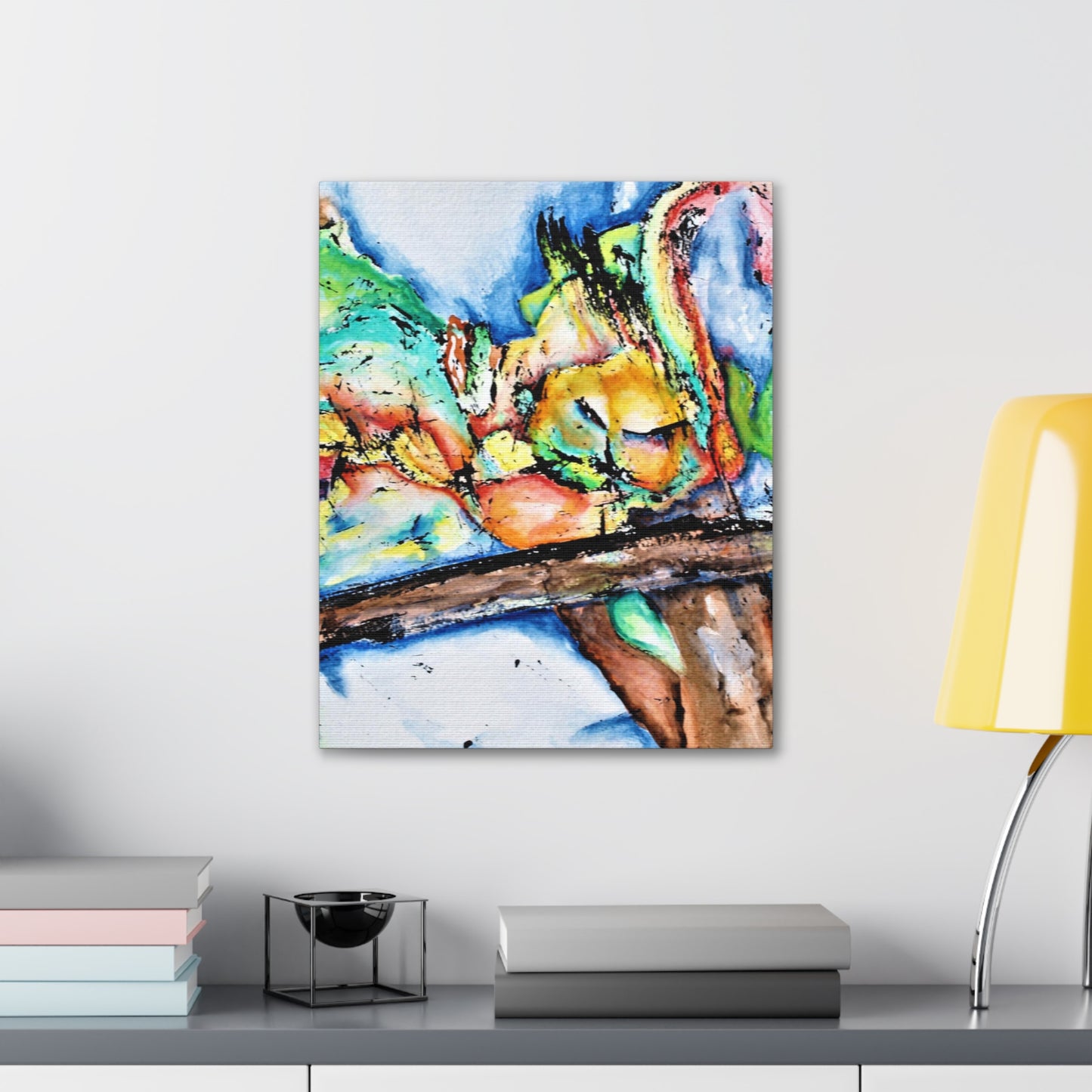 Owl In Flight Canvas Gallery Wraps