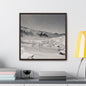 Mammoth Hot Springs Gallery Canvas Wraps Square Frame 20″ x 20″ Premium Gallery Wraps (1.25″) Walnut
