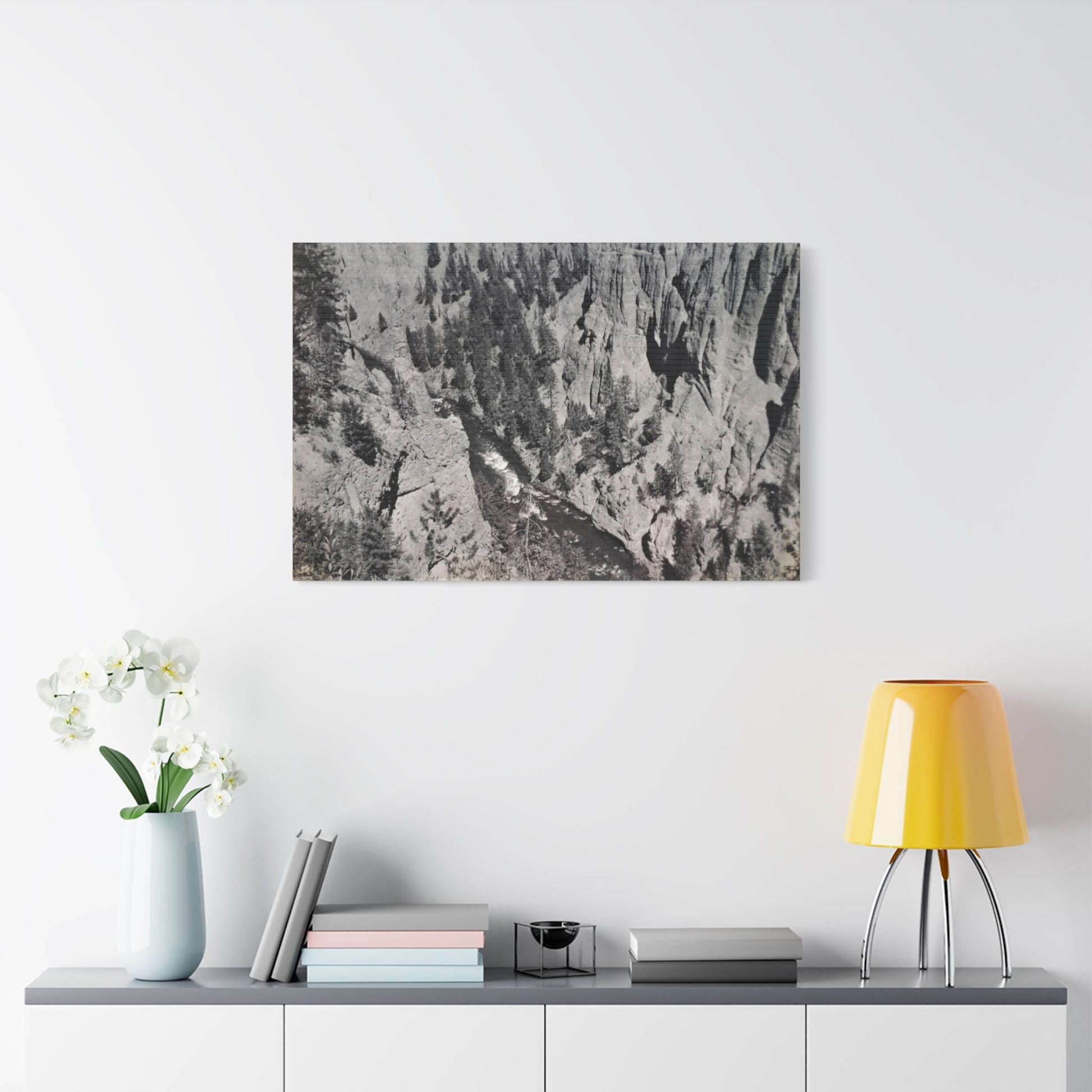 Cleopatras Needle Satin Canvas Stretched